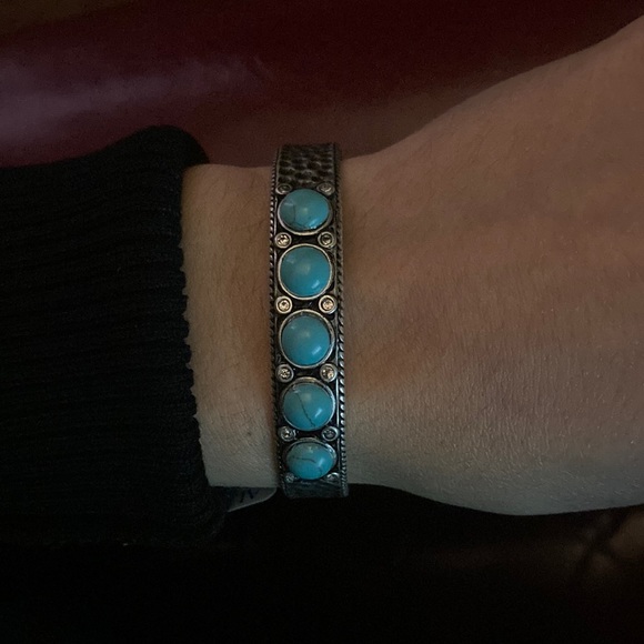 Alex & Ani Turquoise Cuff - Picture 1 of 3